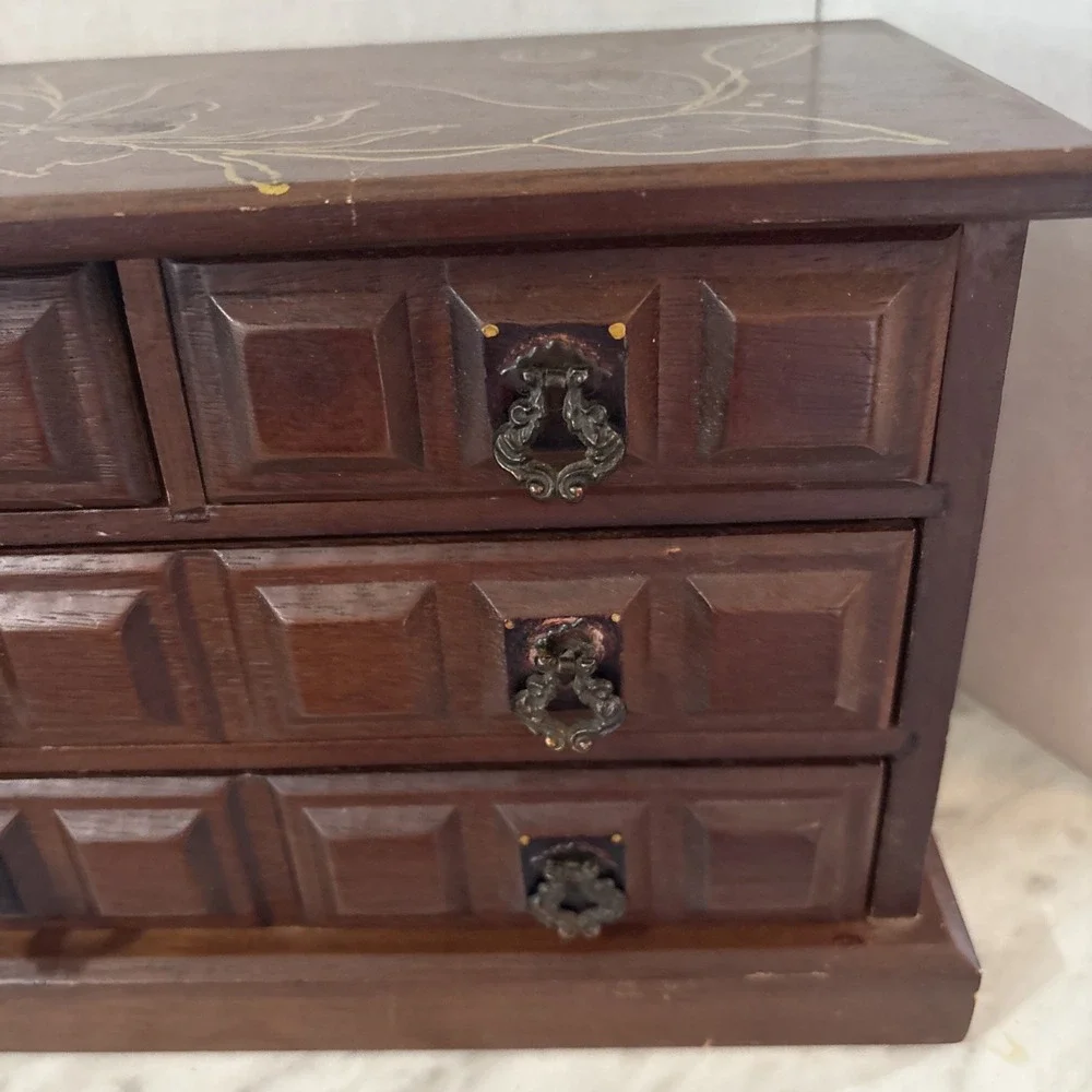 Jewelry Music Box Price‎ Import VTG Plays Fly Me To The Moon 10.5 L 5.5